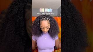 @OQHAIR AFRO CURLY VPART WIG #vpartwig #afro #curlyhair #oqhair #haircare #hairstyles #naturalhair