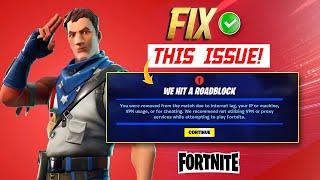 How To Fix Fortnite You Have Been Kicked VPN Or Cheating on Windows PC