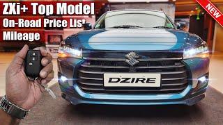 2025 Maruti Dzire ZXi+ Top Model, On Road Price List, Mileage, Features