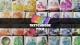 Huevember 2017 sketchbook tour