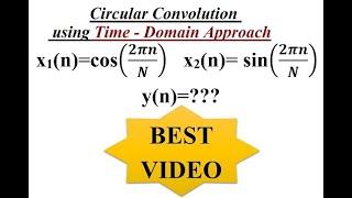 Q2.a Circular Convolution using Time domain (Example 4) | DSP