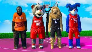 WINNING A GAME WITH EVERY MASCOT ON NBA 2K21 IN ONE VIDEO... (25 MASCOTS pt 1)