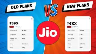 Jio Biggest Price Hike [ Unlimited 5G Data ] - Old Plans Vs New Plans