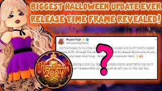 The Biggest Halloween Update Ever Release Time Frame Was Revealed Royale High