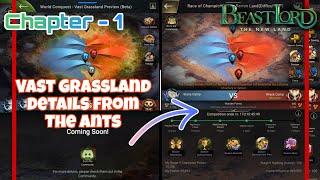 important Vast Grassland details from the Ants game | Beast Lord The New Land