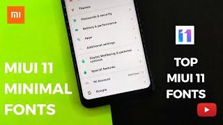 Miui 11 Most Awaited Top 3 Fonts On Any Xiaomi Device | Miui 11 New Font | Ep-3