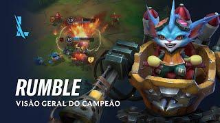 Visão geral do Campeão Rumble | Mecânica de jogo – League of Legends: Wild Rift