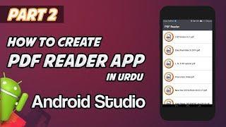 Android Studio Tutorial How to Create PDF Reader App Part 2