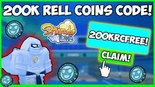 [200K RC] *NEWEST* 200K Rell Coins Code For Shindo Life Rell Coins AND Spins!