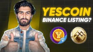 Yescoin Mining  Bot Listing In Binance ? Yescoin Telegram Mining Airdrop Big Withdrawal Update