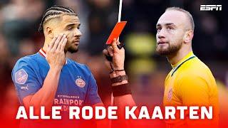Alle directe RODE KAARTEN in de Eredivisie 2022/23 🟥