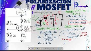 POLARIZACIÓN DEL TRANSISTOR MOSFET: CÁCULOS POR DIVISOR DE VOLTAJE (MÉTODO GRÁFICO) - Parte 2 #Fácil