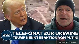 KRIEG IN UKRAINE: Paukenschlag! Trump erklärt Reaktion von Putin beim Telefonat