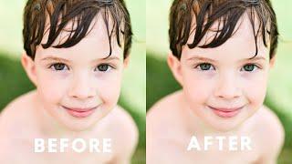 The EASY way to edit, enhance, and change eye color in Lightroom