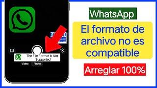 Cómo solucionar el problema de que el formato de archivo no es compatible