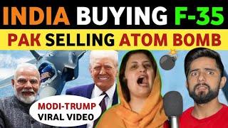 INDIA TO BUY F-35 FROM USA | MODI-TRUMP VIRAL MEETING | PAKISTANI PUBLIC REACTION ON INDIA | REAL TV