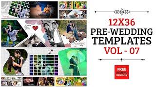 12x36 Pre-Wedding Album 2022 Vol-07 Free Download PSD for Pre Wedding Album | Free Wedding Designs 