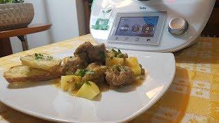 Spezzatino di carne con patate e piselli per bimby TM6 TM5 TM31