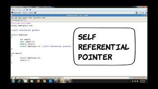 Self referential pointer | Data Structures using C++