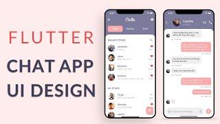 Flutter Chat App UI Design tutorial | Speed Code