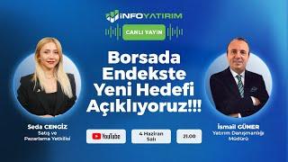 Borsada Endekste Yeni Hedefi Açıklıyoruz!!! İsmail Güner Yorumluyor | İnfo Yatırım