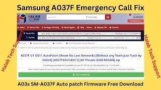 Samsung A037F Emergency Call Only Fix By halabtech File Free Download