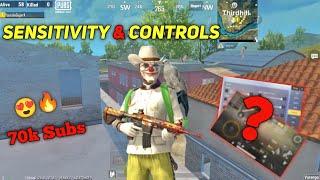 70K  BEST SENSITIVITY AND CONTROLS OF PUBG MOBILE LITE 5 FINGERS CLAW - GUJJAR X