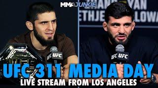  UFC 311: Makhachev vs. Tsarukyan 2 Media Day Live Stream