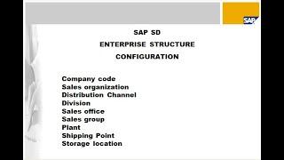 SAP SD Enterprise Structure Configuration video 2  #TSCM60_1 # SAP ERP SD Certification Book