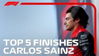 Carlos Sainz's Top 5 Race Finishes