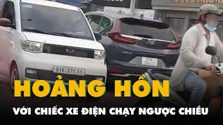 Hoảng hồn với chiếc xe điện mini chạy ngược chiều, tài xế đã bị xử phạt