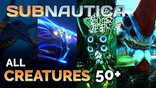 All Leviathans & All Creatures in Subnautica | 2023