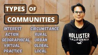 Types of Communities | Community | Sociology Lectures | Lectures by Waqas Aziz | Waqas Aziz