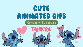 Cute Animated GIFs | Green Screen + Free Download Link