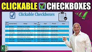 How To EASILY Add Checkboxes To ANY Microsoft Excel Table