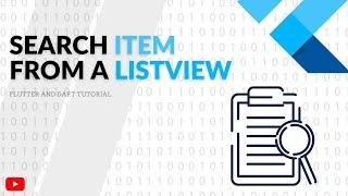 Flutter Tutorial - Search & Filter Items From a ListView in Flutter