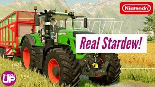 This Is Surprisingly ADDICTIVE On Switch | Farming Simulator 23