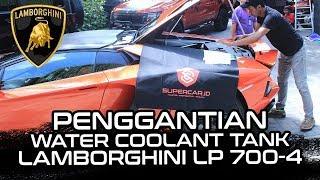 Perbaikan Air Radiator Cepat Habis Lamborghini LP 700-4 di Bengkel Lamborghini Supercar.id