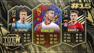 FIFA 21: TOTW 15 PREDICTIONS! IF RONALDO, DE BRUYNE & KIMMICH 