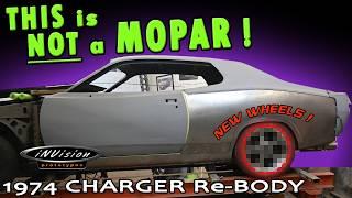 Hand Made MOPAR Quarter Panels Dialed In on the AWD 1974 Charger Build - Part 2