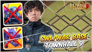 new th9 war base/unbeatable base (Clash of clans)