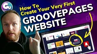 How To Create Your Very First GroovePages Website by Using and Editing A Groove Template