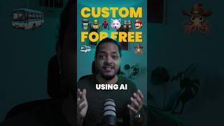 Custom Emojis using AI for FREE