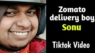 Zomato delivery boy viral video | Smiling boy Sonu | Zomato delivery boy | Sonu Zomato