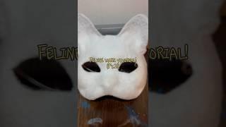 Pt.2! #antizoo #uaz #happy #crafts #artandcraft #art #craft #fursuit #mask #feline #tutorial #diy