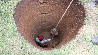 Amazing Fastest Well Digging by Hand - Extremely Ingenious Construction Workers