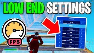 Best Fortnite Settings For LOW END PC & Config! (HUGE FPS BOOST)