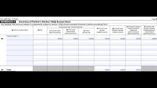 IRS Form 8990 Schedule A walkthrough (Partnerships subject to Section 163(j) limitations)