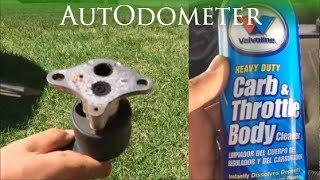 How to clean the EGR valve and Throttle || 1997 Chevy Lumina