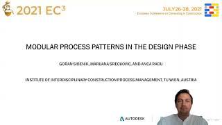 2021 EC3: Modular process patterns in the design phase